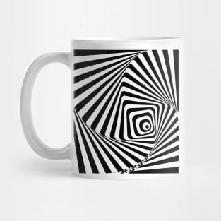 Abstract Black And White Mug